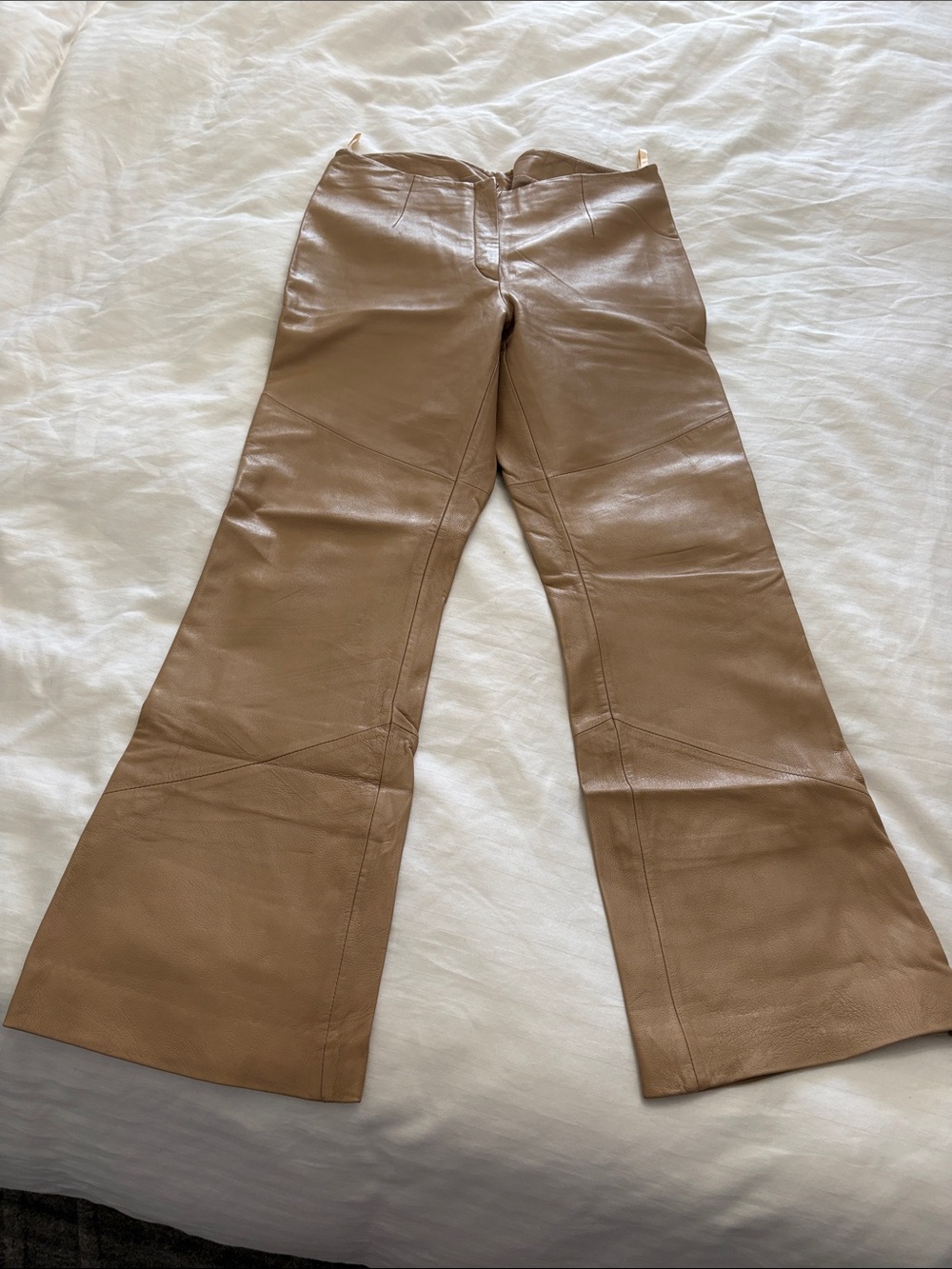Pelle Studio Taupe Leather Flare